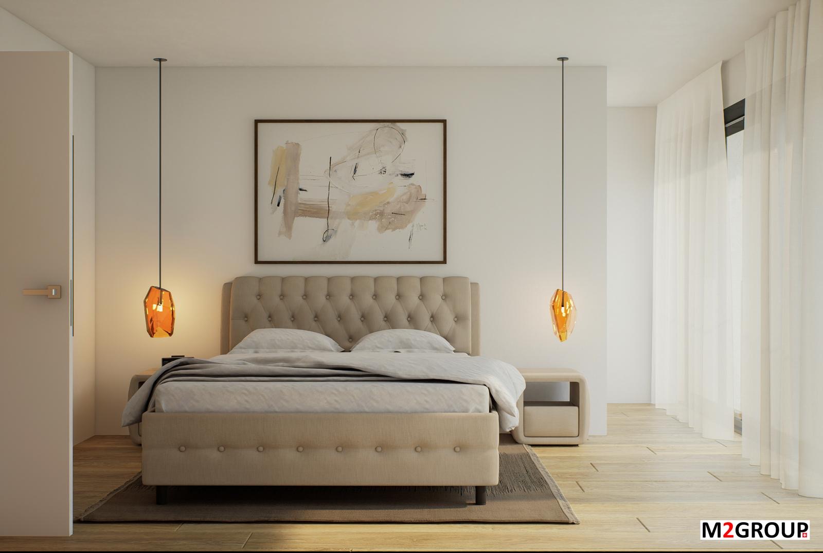 Suite parentale aux tons naturels