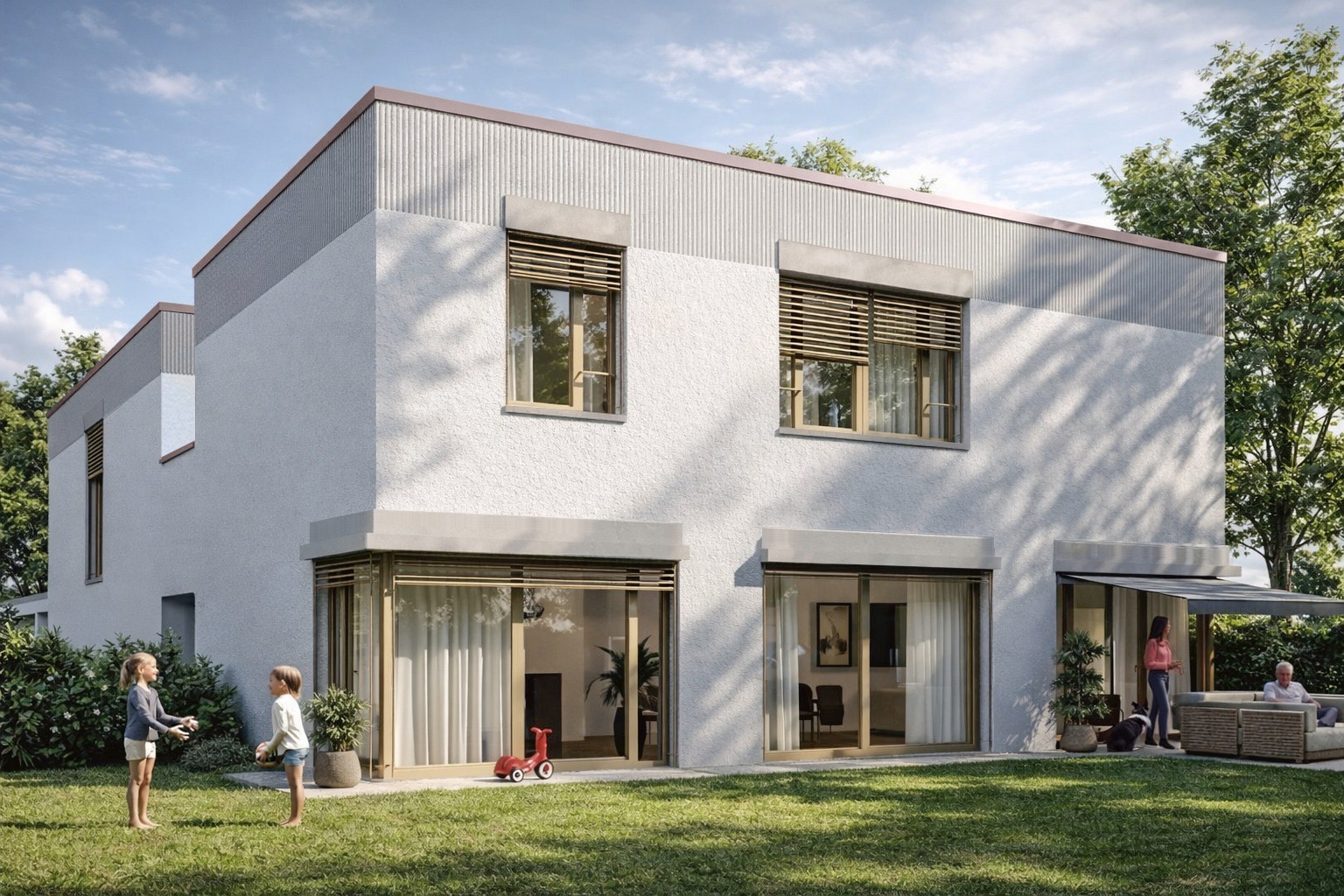 Façade contemporaine de la Résidence L’Orée